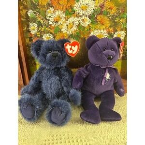 Ty Beanie Babies Orion and Princess Bears Set